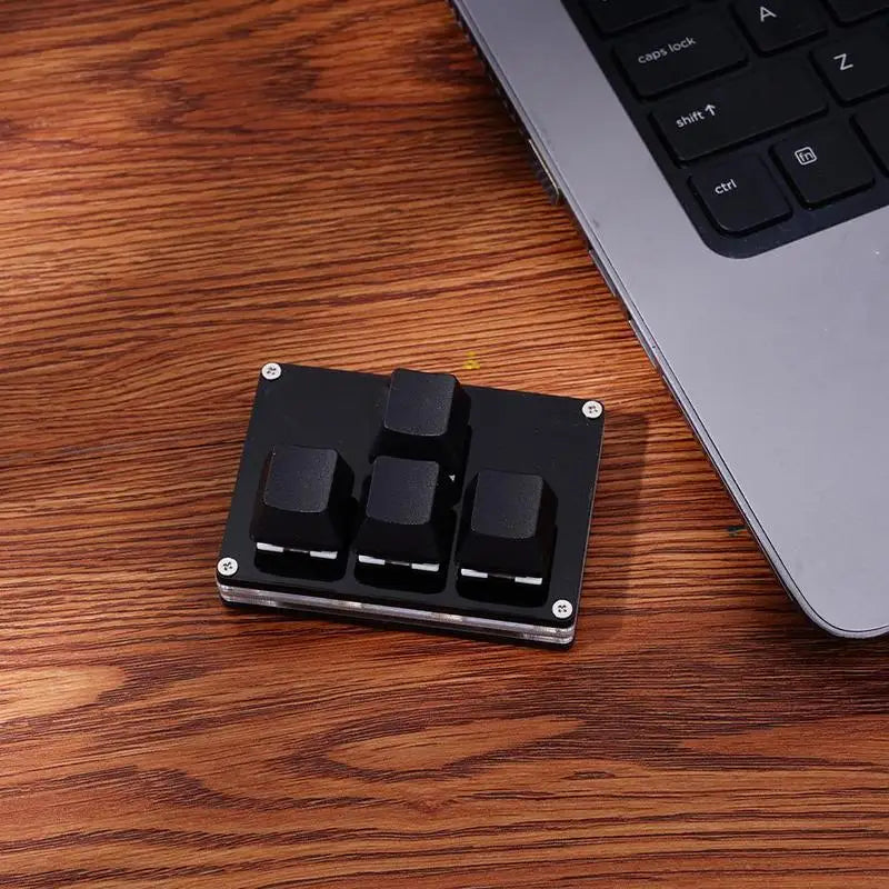 4 Keys Mini Keyboard Direction Arrows Keypad Up Down Left Right DIY Custom Programming Shortcuts USB Mechanical Keypad White