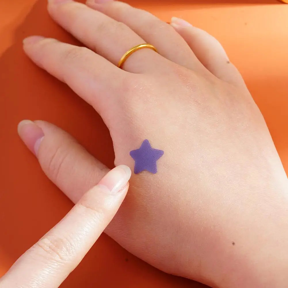 40pcs Pimple Patches Colorful Star-Shaped PE Pimple Patches For Ance Cute And Invisible Pimple Cover Stickers for Pimple Removal