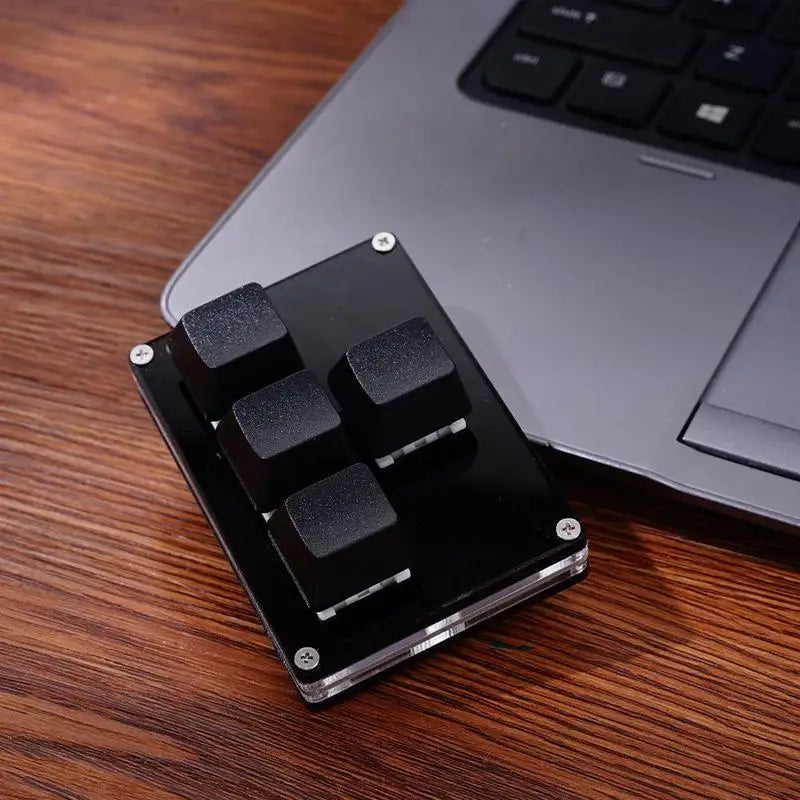 4 Keys Mini Keyboard Direction Arrows Keypad Up Down Left Right DIY Custom Programming Shortcuts USB Mechanical Keypad White