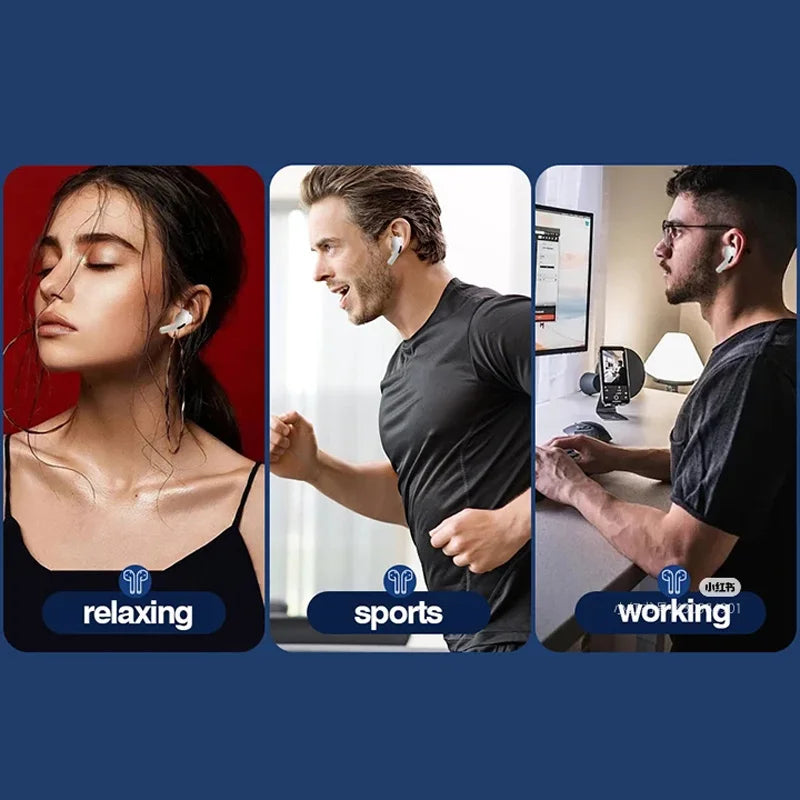 A7 PRO Wireless Headset Bluetooth Earphone TWS In-Ear EarBuds Sports Headphones Noise Reduction Waterproof For IOS Android