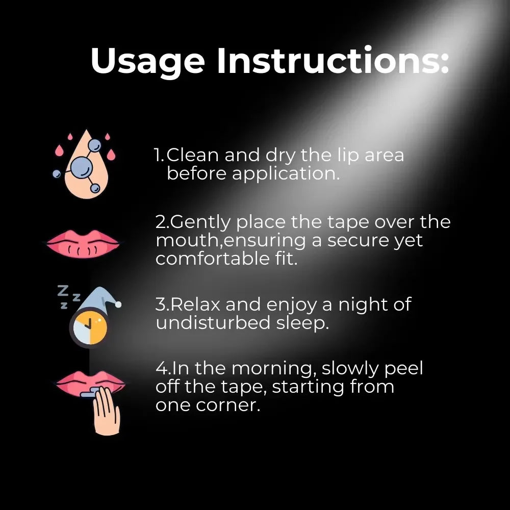 Mouth Tape for Sleeping – Anti-Snoring Sleep Strips